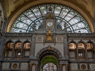 Die Hafenstadt Antwerpen in Belgien