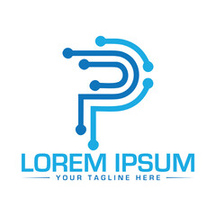 P Letter Logo Design Creative and Modern Logo Design