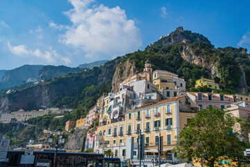 Obraz premium view of the city of kotor