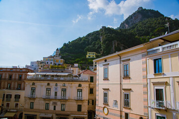 Fototapeta na wymiar view of the city of the town