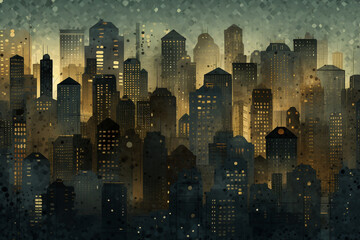 city texture background, Generative AI