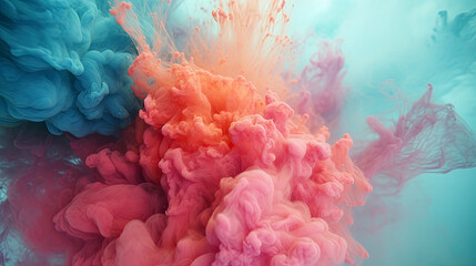 Fototapeta premium Splash of paint. Abstract background