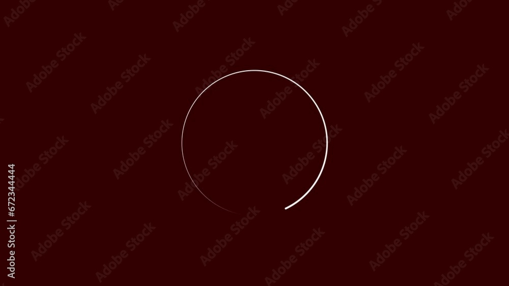 Poster a stock circle loading animation on the background .