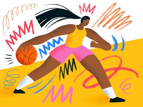Female Basketball Player