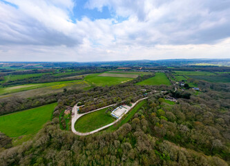 Aerial View of Limberlost Bomb Storage - A Second World War location for munition supplies to RAF USAF Greenham Common