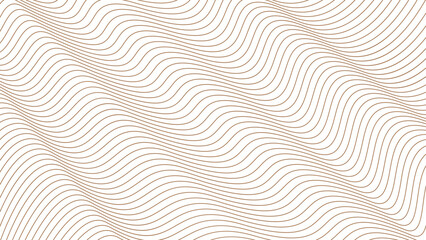wave line golden color abstract background design template - obrazy, fototapety, plakaty