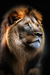 Fototapeta premium portrait of a lion