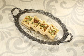 Top view of Sweet in a bowl