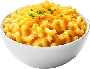 Delicious Tasty Mac and cheese in bowl, macaroni, bowl filled, PNG, Transparent, isolate.