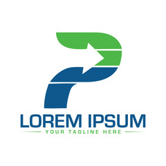 P Letter Logo Design Creative and Modern Logo Design