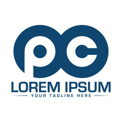 PC Letter Logo Design Creative and unique Logo Design