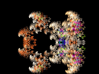 Imaginatory fractal abstract background Image