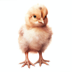 Fototapeta premium baby chicken isolated on white