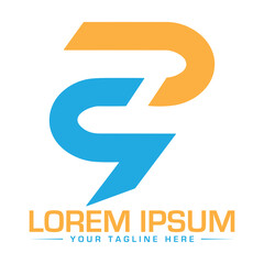 PR Letter  Logo Design Unique and Modern Logo Design