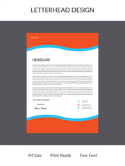 Letterhead Design Template 
