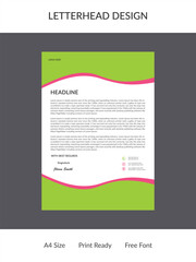 Letterhead Design Template 