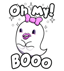 Oh My Boo (funny cute ghost)