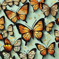 seamless pattern with butterflies
butterflies