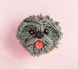 pastel tortas, cupcakes, chocolate, perros, mascotas, comida para perro, dulces, colores, cakes, cup, huellas, patitas, postres