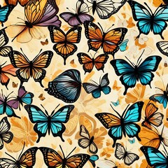 seamless pattern with butterflies
butterflies
