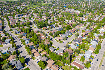 Lakeview Aerial over Saskatoon, Canada