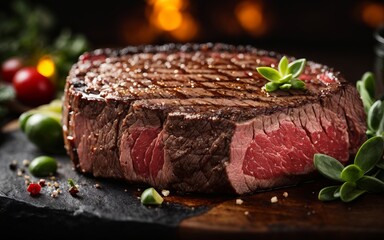 A Juicy Steak Ready to Be Sliced and Savored
