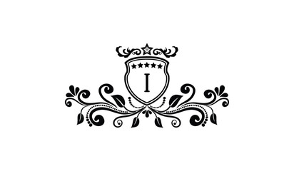 Luxury Elegant Leaf Card Logo I