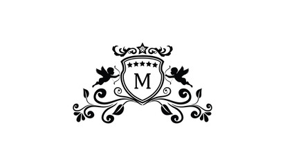 Luxury Elegant Card Logo M