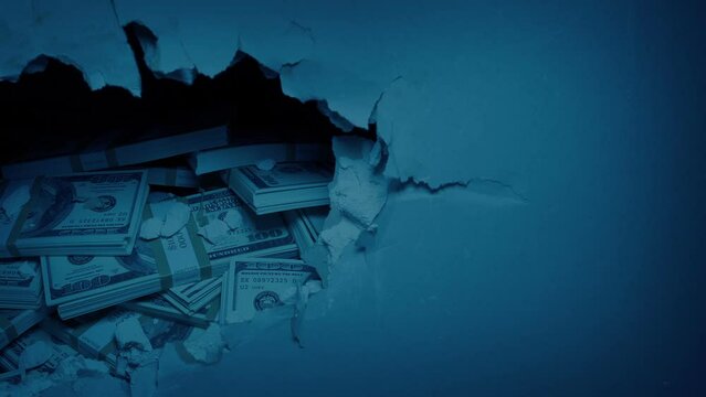 Hole In Wall Reveals Hidden Money Stash