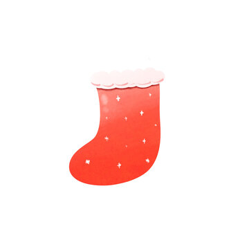 red christmas sock