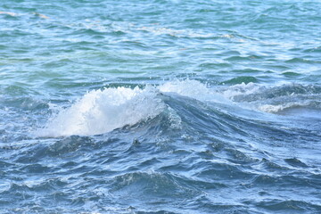 Ocean Waves, Sea Waves, Blue Tone, Ocean texture