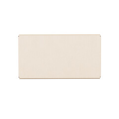 a image of a brown Corrugated Cardboard Box isolated on a white background