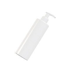 a blank Cosmetic Pump Bottle isolated on a white background