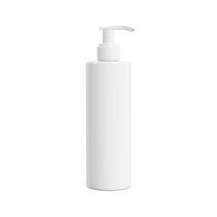 a blank Cosmetic Pump Bottle isolated on a white background