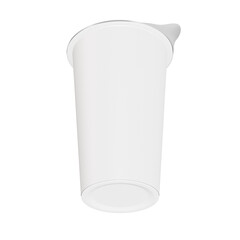 a image of a Cup with Foil isolated on a white background