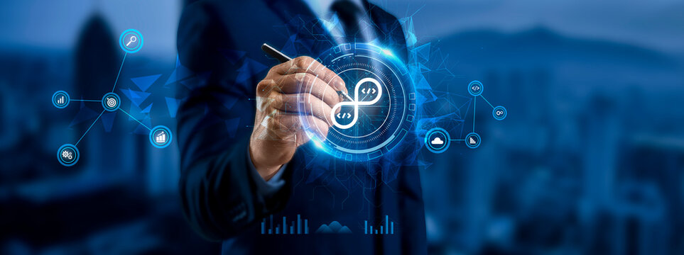 DEVOPS (DEVELOPMENT AND OPERATIONS). The Synchronization Concept on the Virtual Screen.