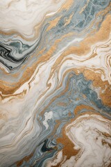 White, gold, grey, anthracite marble texture background with Generative AI technology	