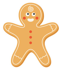 Christmas gingerbread man
