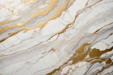 White, gold, grey, anthracite marble texture background with Generative AI technology	