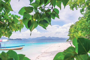beautiful tropical beach in Thailand 