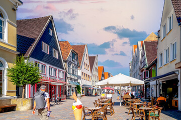 Altstadt, Lemgo, Nordrhein Westfalen, Deutschland 