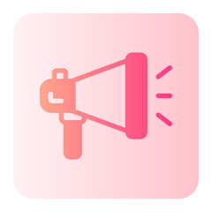 megaphone gradient icon