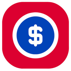 Obraz premium dollar sign icon