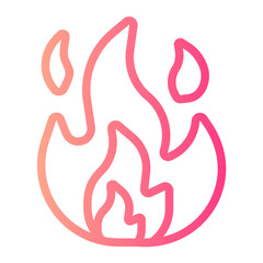fire gradient icon