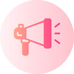 megaphone gradient icon