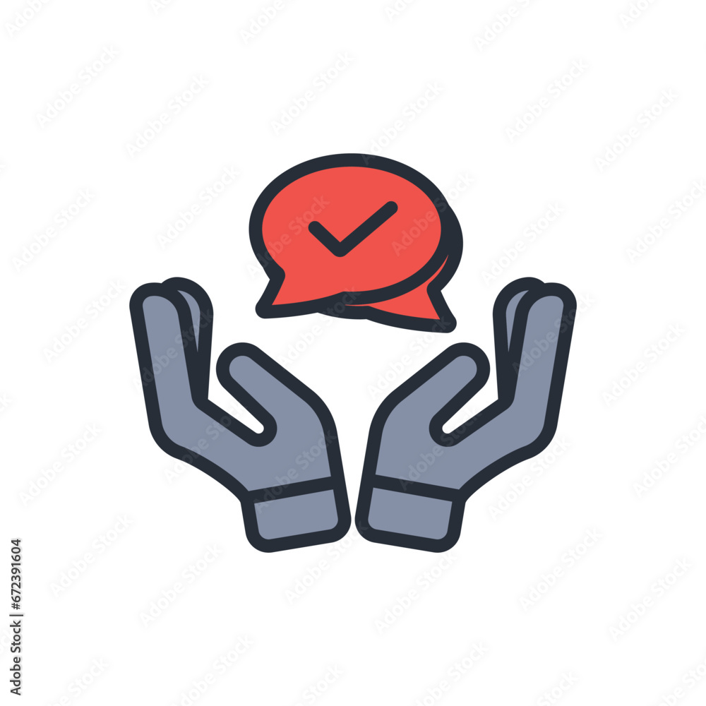 Poster support icon. vector.editable stroke.linear style sign for use web design,logo.symbol illustration.