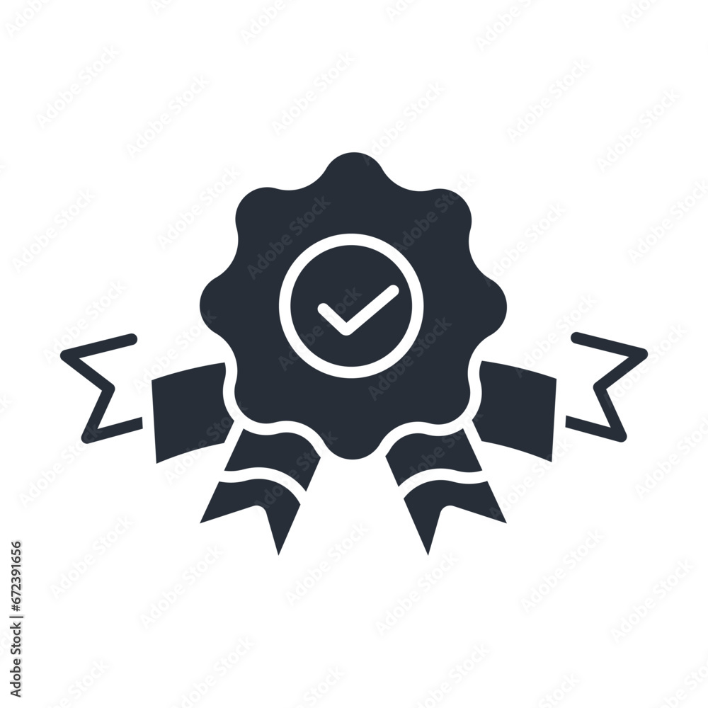 Poster validate icon. vector.editable stroke.linear style sign for use web design,logo.symbol illustration.