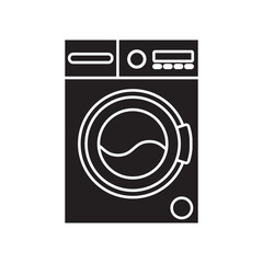 washing machine icon vector illustration eps