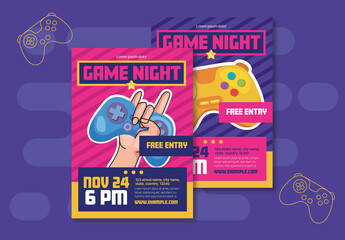 Game Night Flyer Layout