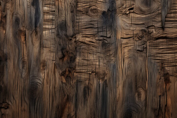 Solid dark oak wooden texture of distressed, natural material